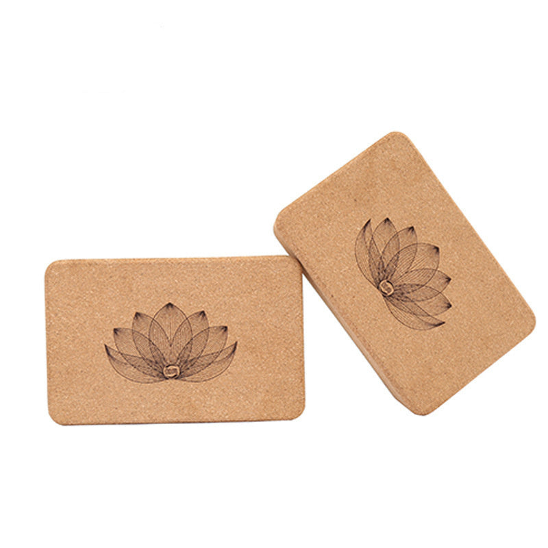 Eco-Friendly Cork Yoga Block - High-Density Support for Home Exercise