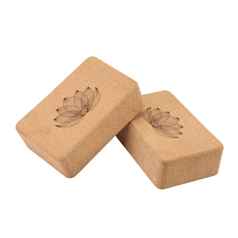 Eco-Friendly Cork Yoga Block - High-Density Support for Home Exercise