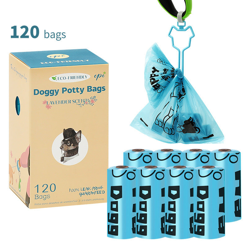 Biodegradable Dog Poo Bags - 8 or 18 Rolls with Clip