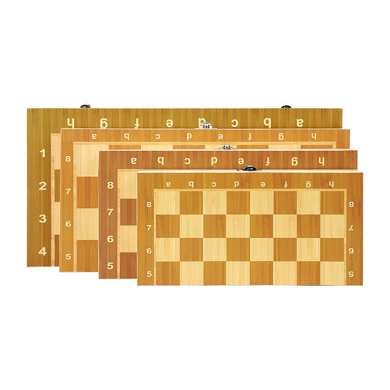 Eco-Friendly Wooden Chess Pieces - Compatible with 24x24cm to 39x39cm Boards