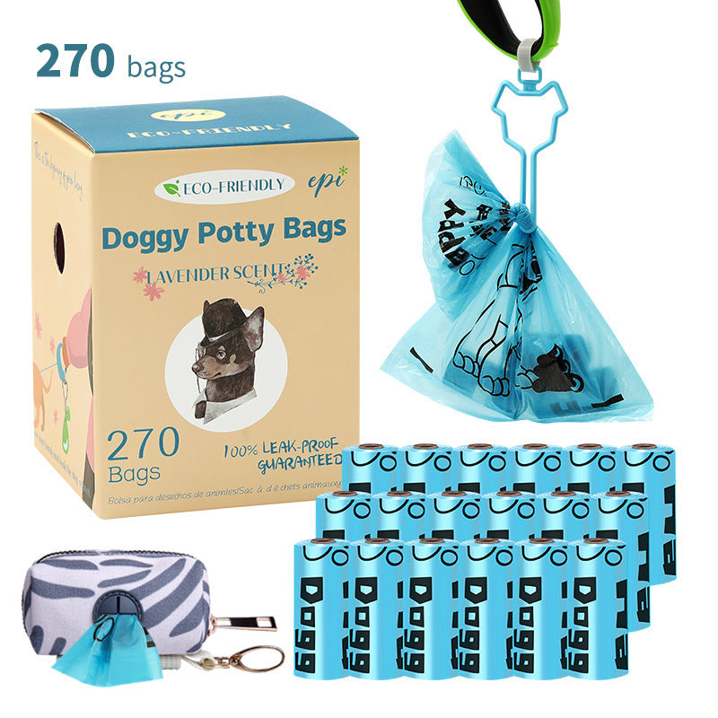 Biodegradable Dog Poo Bags - 8 or 18 Rolls with Clip