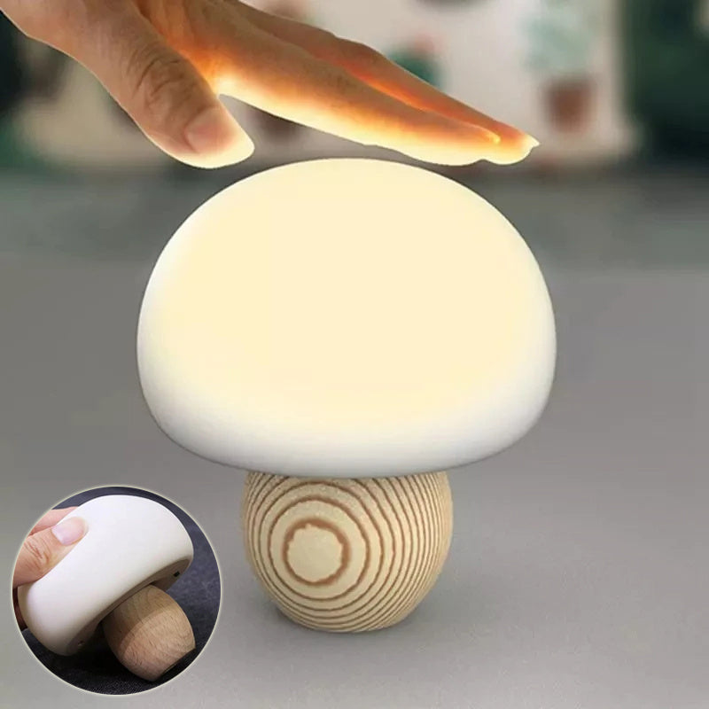 Eco-Friendly Cartoon LED Night Light - Touch and Sound Control